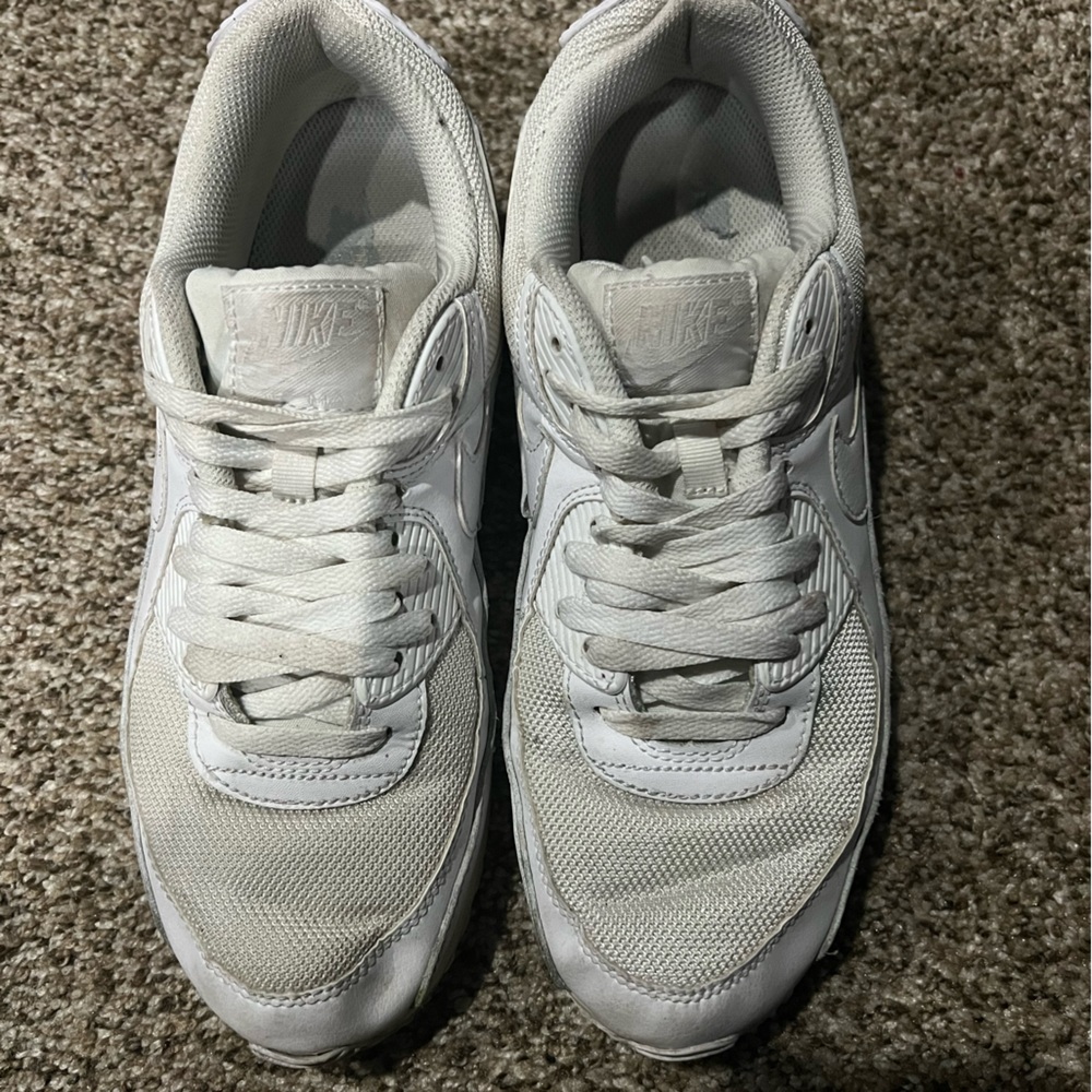 -Nike Air Max 90 White Size 9.5 Men’s